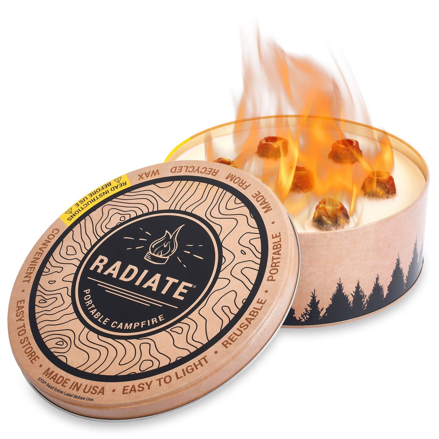 Feu de camp portable Radiate classic